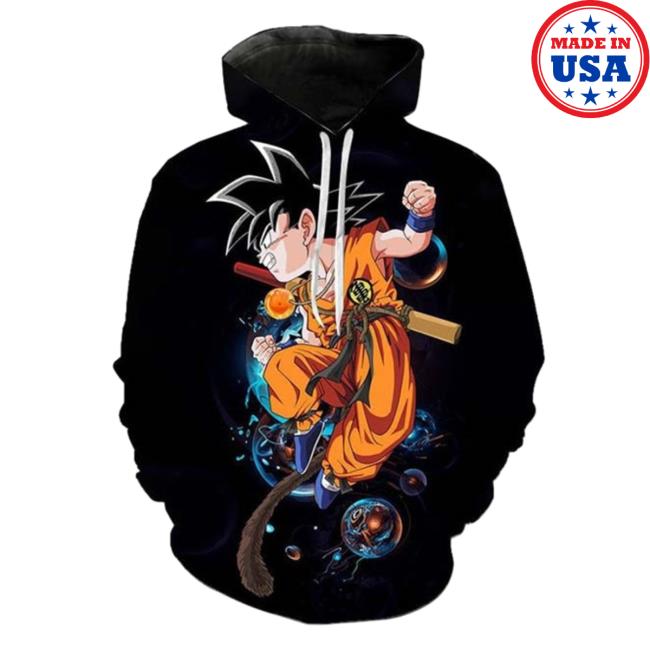 Official Dragon Ball Z Clothing Dragon Ball Action Kid Goku Shirt New Unisex