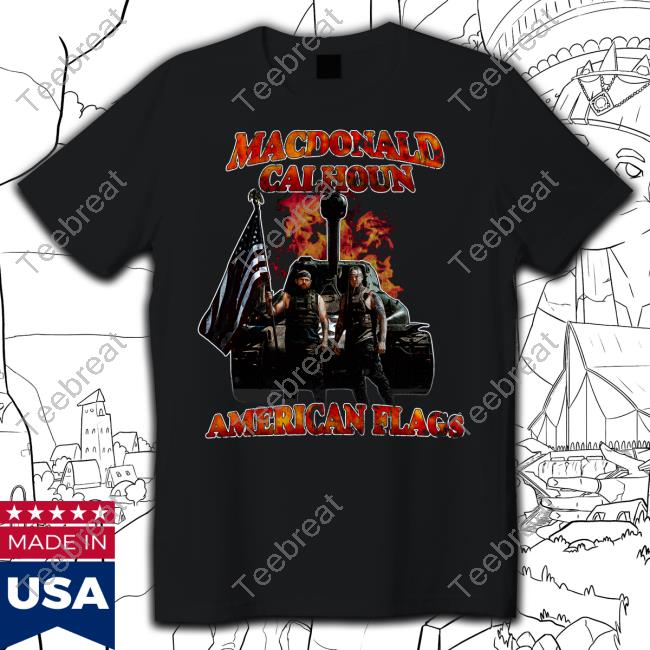 Hangover Gang Merch Macdonald Calhoun American Flags Sweatshirt
