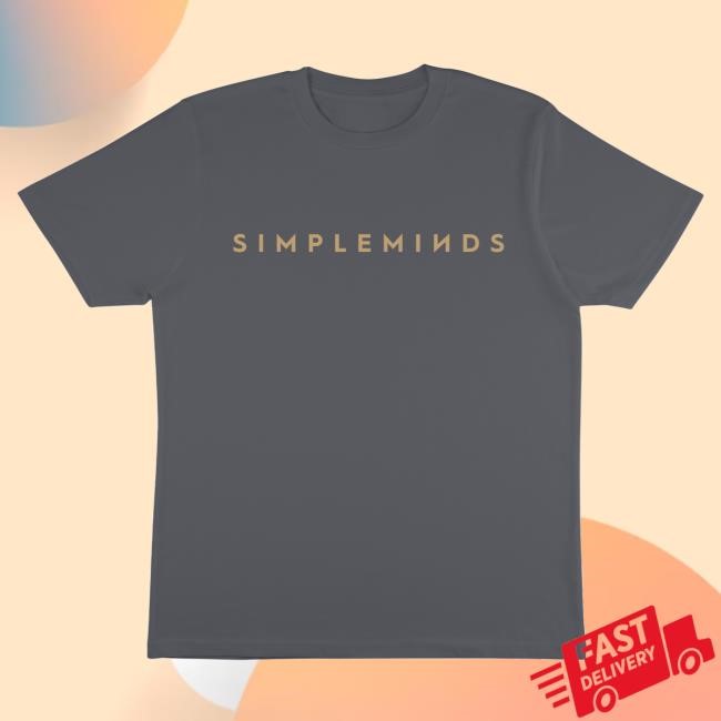 Simple Minds Official Merch Shop Butterfly Summer Tour Itinerary Charcoal Classic T Shirt Simple Minds Store Clothing