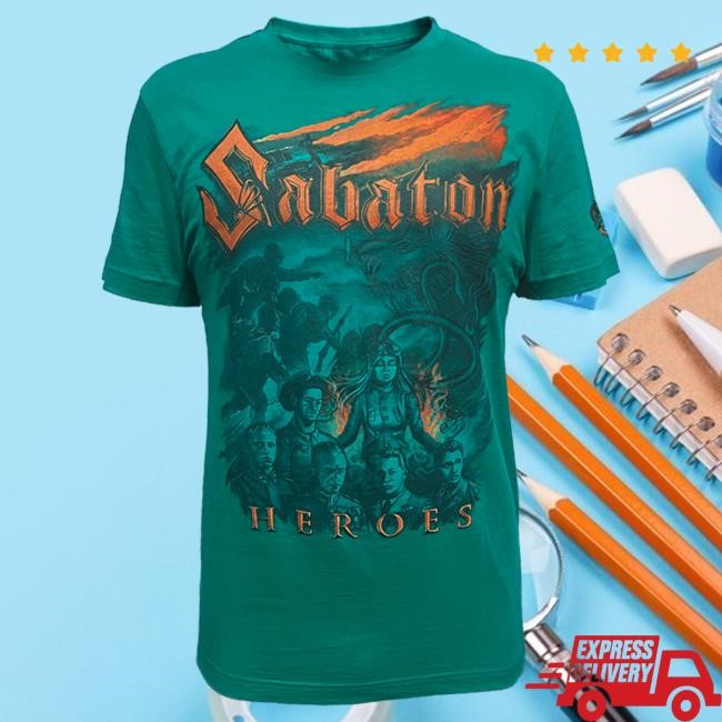 Official Sabaton Merch Store Sabaton Heroes Special Edition Shirt 2024 Sabaton Shop