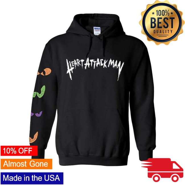 Heart Attack Man Eyes Hoodie