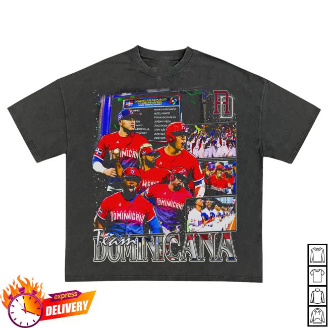 Official Game Changer Wbc Team Dominicana Tshirt Pepper GameChanger