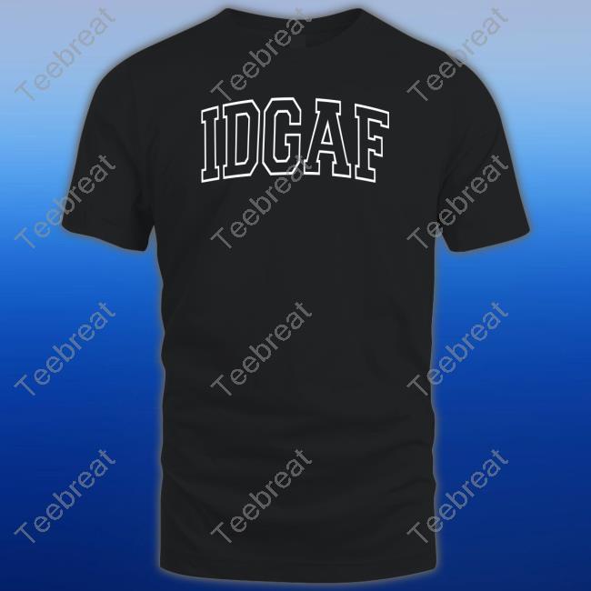 Sadie Crowell Idgaf Black Long Sleeve T Shirt