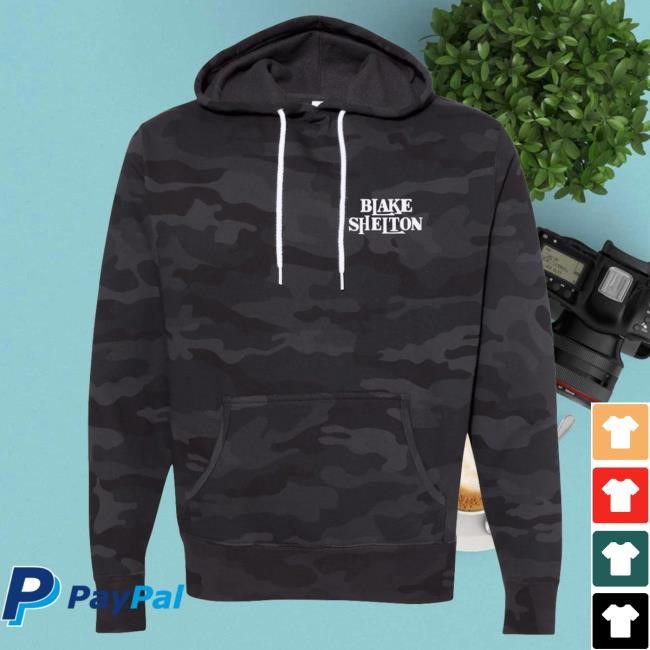 Official Blake Shelton Clothing Shop Store Blake Shelton Black Camo Sweater