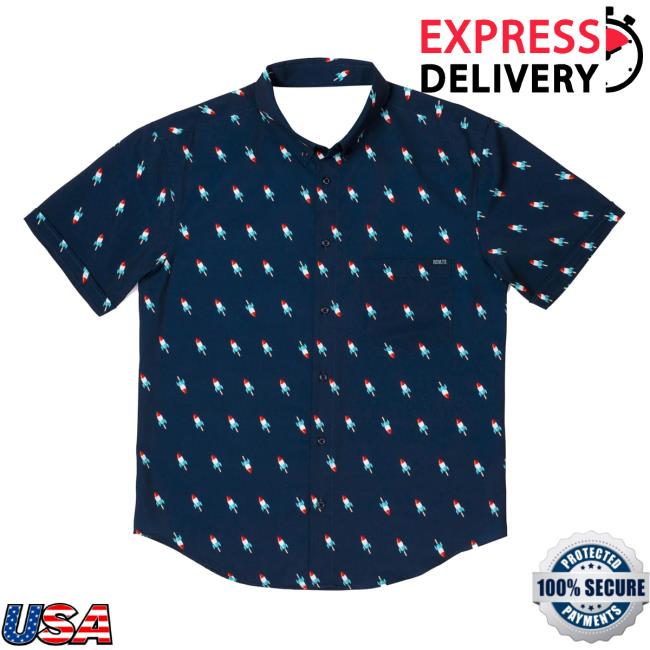 Usa Rocket Pop Hawaiian Shirt