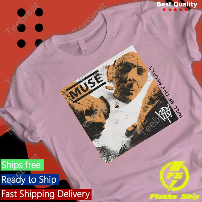Official Muse Tour Merch Will Of The People Cover Hoodie