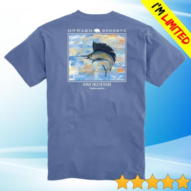 Deep Sea Vibe Swordfish Tee Onward Reserve Blue