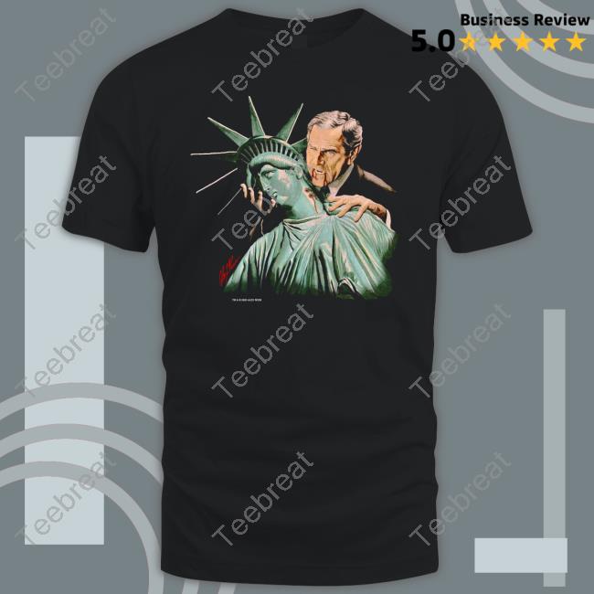 George Bush Vampire Bush Sucking Liberty Hoodie Shirt Shirts That Go Hard