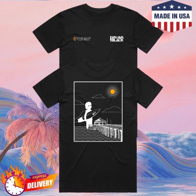 William Black - Limited Edition Orange County Tee Shirt Kt8 Merch Shop