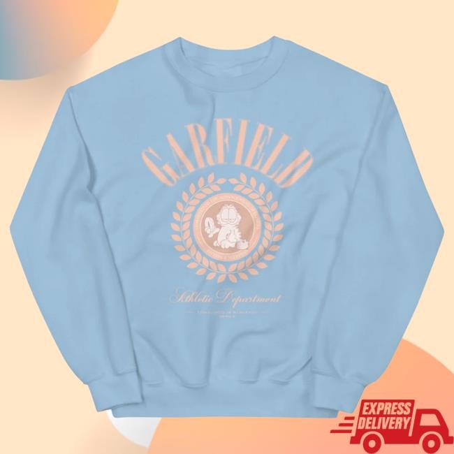 Official Paramount Merch Store Garfield Athletic Department Crew neck Sweatshirt Paramount Clothing Shop