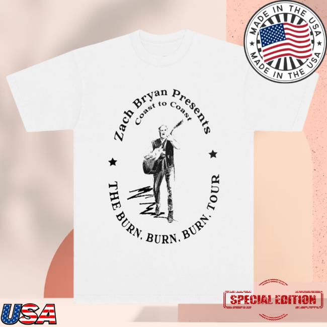 Coast to Coast Classic T Shirt Zach Bryan Official Shop Merch