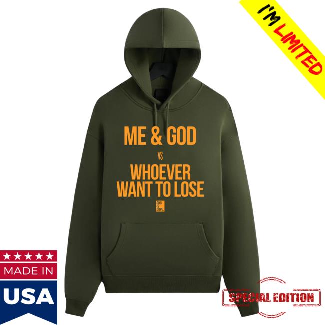 Official God Is Dope Store Merch Store God Is Dope Me & God Pullover Sweatshirt Godisdope God Is Dope Apparel Apparel Clothing