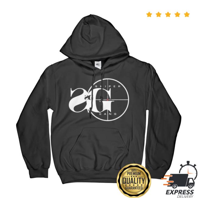 Sniper Gang Apparel Sniper Gang Logo Black Pull Over Hoodie