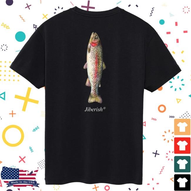 Official Jiberish Apparel Clothing Catch & Release Supima Black New Shirt