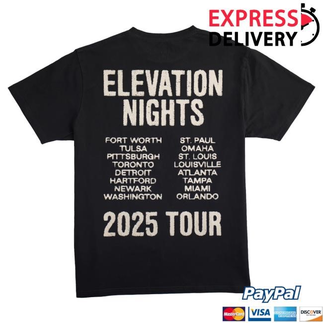 Official Elevation Church Merch Store Elevation Nights Tour Tee 2025