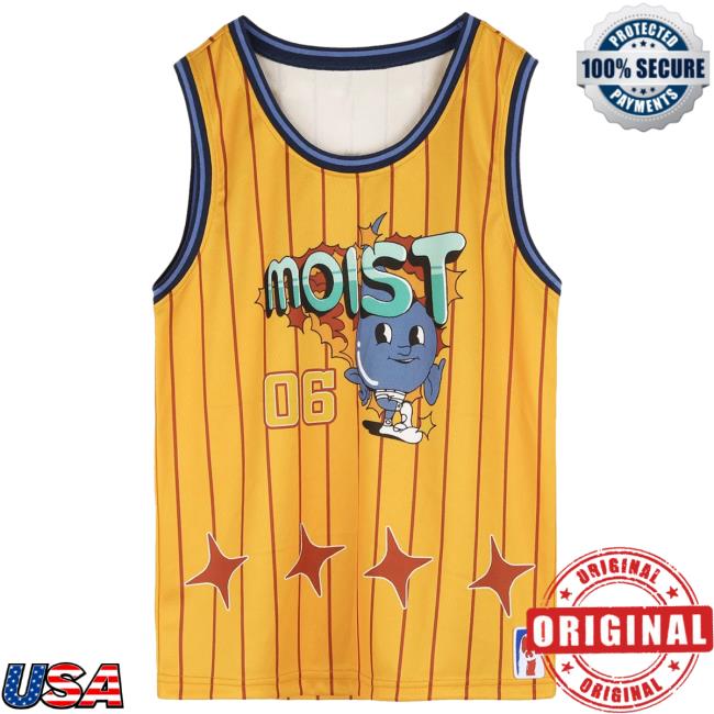Moist Retro Basketball Jersey Tank