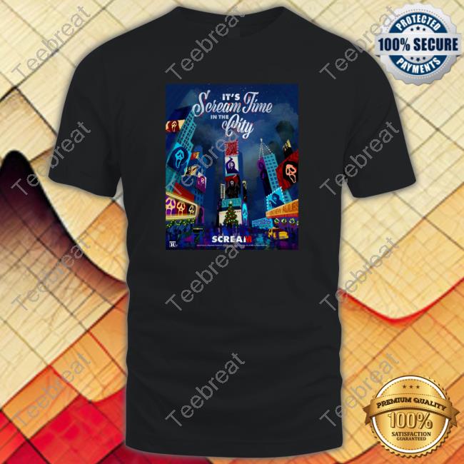 Official It's Scream Time In The City Shirt