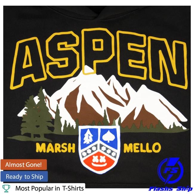 Aspen Graphic T Shirt Marshmello Design First Aspen Graphic T Shirt Marshmello Design First