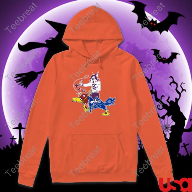Vintage K-State Wildcat vs K-U Jayhawk Hoodie