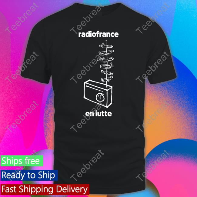 Sophie Binet Radiofrance En Lutte T Shirt Jerome Godefroy