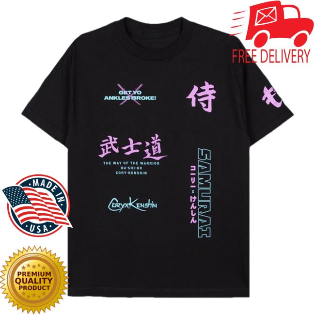 CORYxKENSHIN merch Blammer Get Yo Ankles Broke The Way Of The Warrior Bu-Shi-Do Cory-Kenshin Tee
