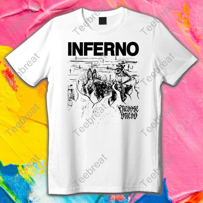 Freddie Dredd Inferno White Long Sleeve Tee