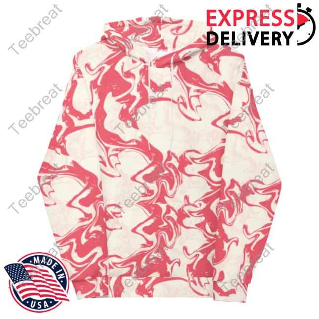 Official Revail Red Tie Dye Hooded Sweatshirt