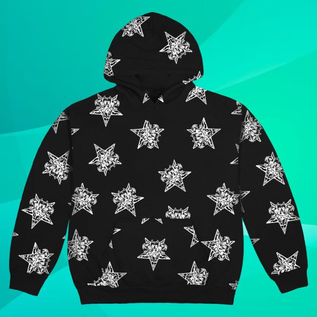Official City Morgue Clothing Shop All Over Print Baphomet Crewneck Sweatshirt Aop Citymorgue Merch