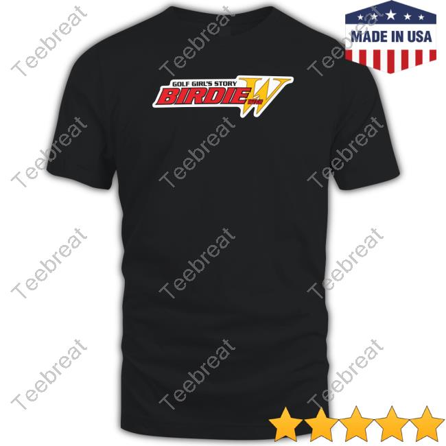 Tex Merquise Golf Girl Wing Black Shirt Golf Girl's Story Birdie Wing