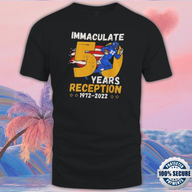 Pittsburgh Steelers Immaculate 50 Years Reception 1972-2022 Classic Shirt