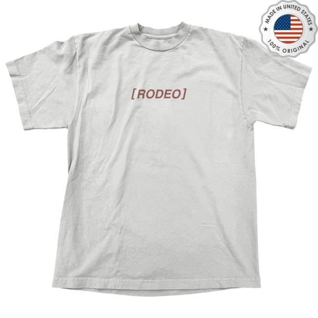 Official Travis Scott Merch Store Rodeo Jim Joe White Board Tshirt TravisScott