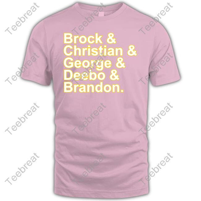 Official Brock And Christian And George And Deebo And Brandon T Shirt Ninersparky