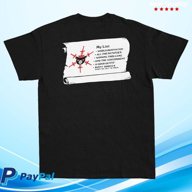 Official Technoblade Merch Apparel Technoblade Hey Santa Crewneck (Red)