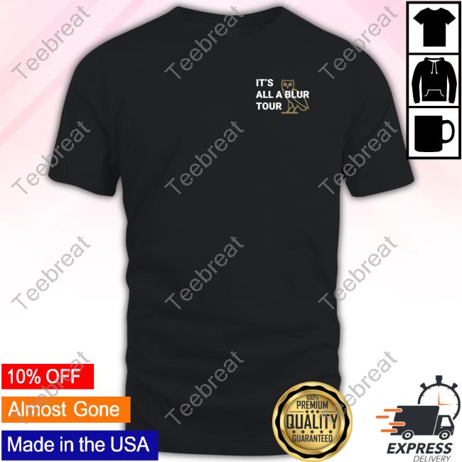 Drake It's All A Blur Tour 2023 Drake Ovo Iaab Security T-Shirt