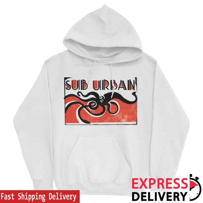Official Sub Urban Merch Store Woodcut Squid Hoodie