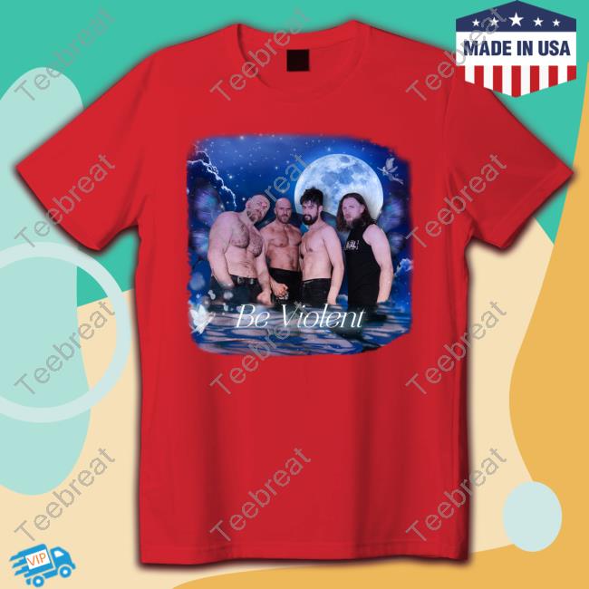Official Aew Claudio Castagnoli Be Violent And A Cartoon Fairy Tee