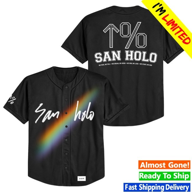 San Holo Merch Light X Jersey Baseball Jersey Shirt
