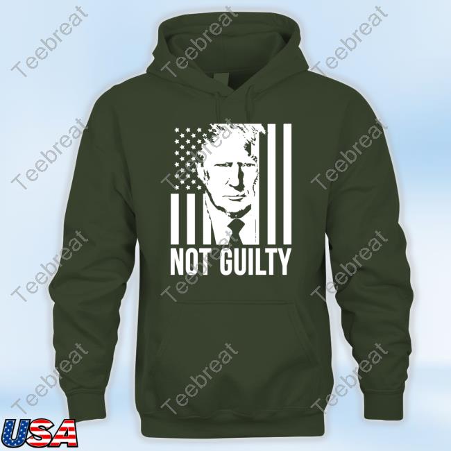 Official Officialhodgetwins Merch Trump Not Guilty Flag Shirts