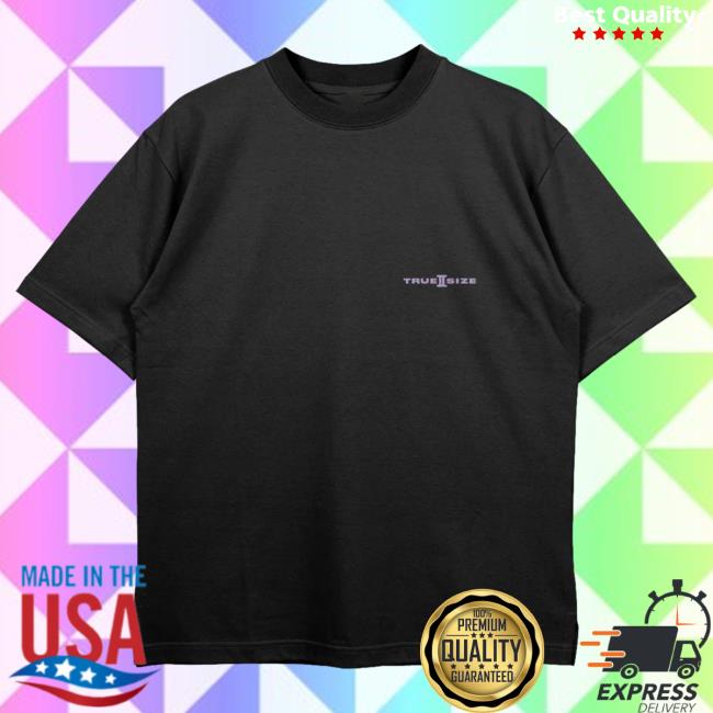 Official Yankeekicks True 2 Size Essential Shirt 2023 Black Lavender