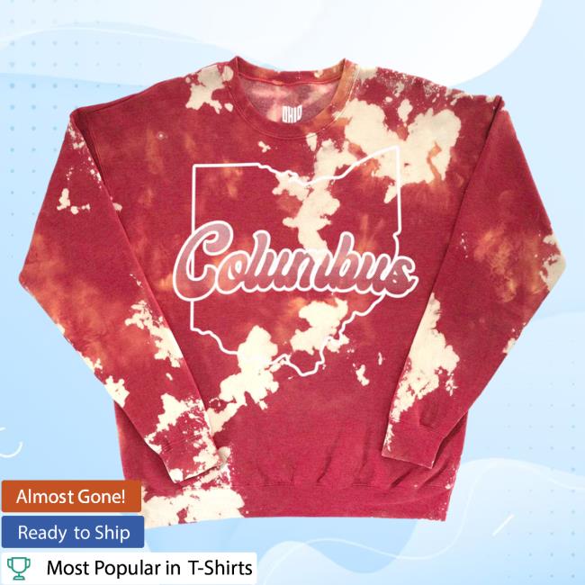 Official Ohio Clothing Store Shop 3D Tie Dye Columbus Shirt New All Over Print Ohioclothing