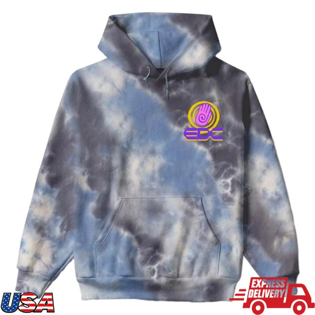 Official Insomniac Shop Merch Store InsomniacShop EDC Ascendance Tie Dye Pull Over Hoodie