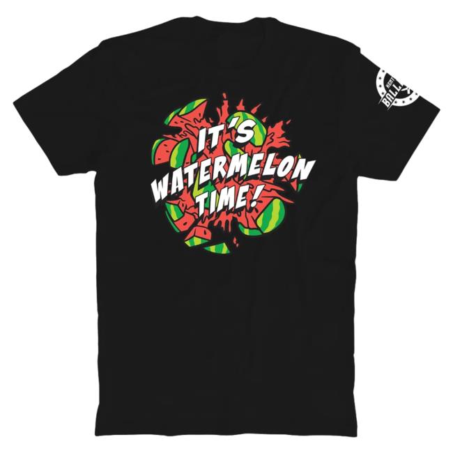 Official Kentucky Ballistics Merch Bunker Branding Kentucky Ballistics It's Watermelon Time T-Shirt Black BunkerBranding KentuckyBallistics