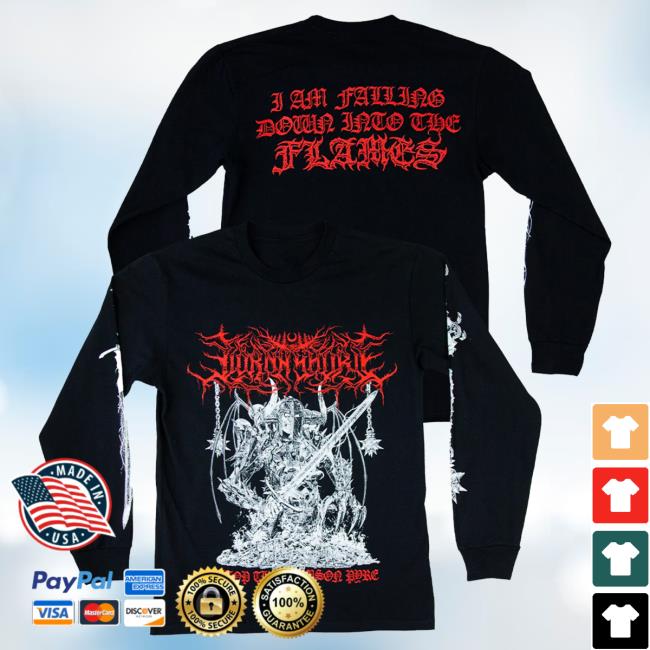 Official Lorna Shore Merch Store Lorna Shore Crimson Pyre Long Sleeve Shirt New Lorna Shore Clothing Shop LornaShore