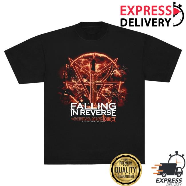 Official Falling In Reverse UK MonsTour Shirt