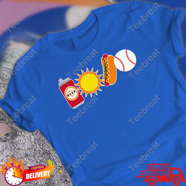 Official Obvious Shirts Merch The Chicago Version Beer Sun Hotdog Ball T Shirts