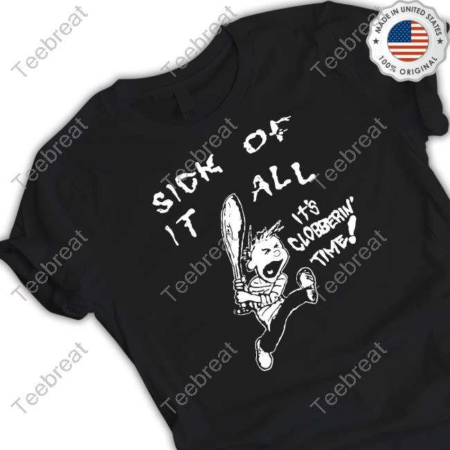Sick Of It All It’S Clobberin Time Hoodie