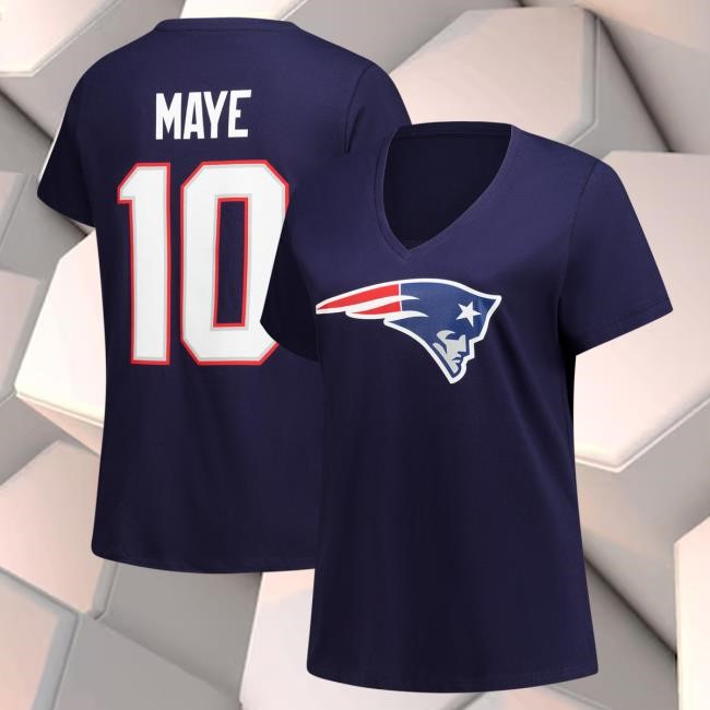Super Bowl Bound New England Patriots Drake Maye Women's Top