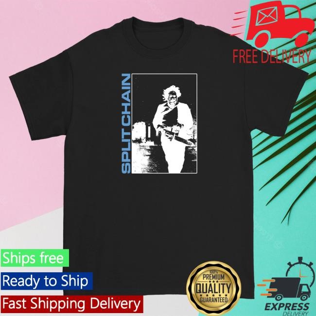 Split Chain - Chainsaw New T-Shirt Down Right Merch Split Chain - Chainsaw New Tee Down Right Merch