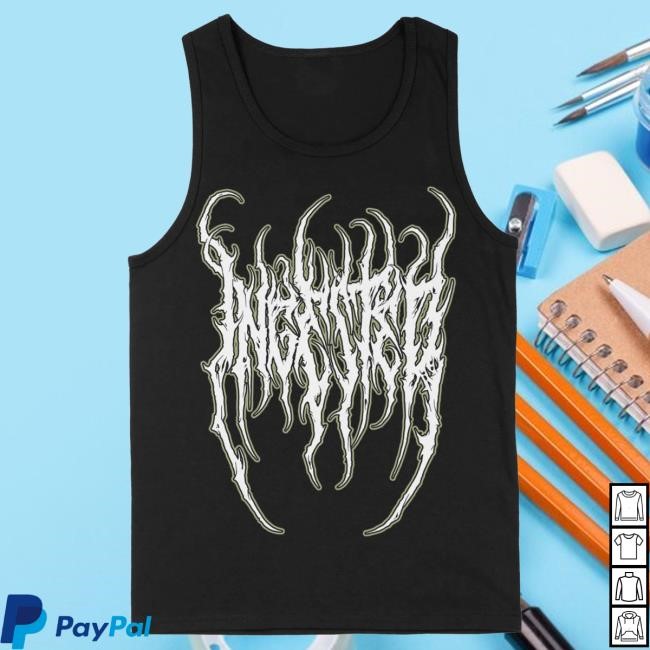 Official Indie Merch Store Shop Ingested "Jersey Logo" Tank Top Tee IndieMerchStore