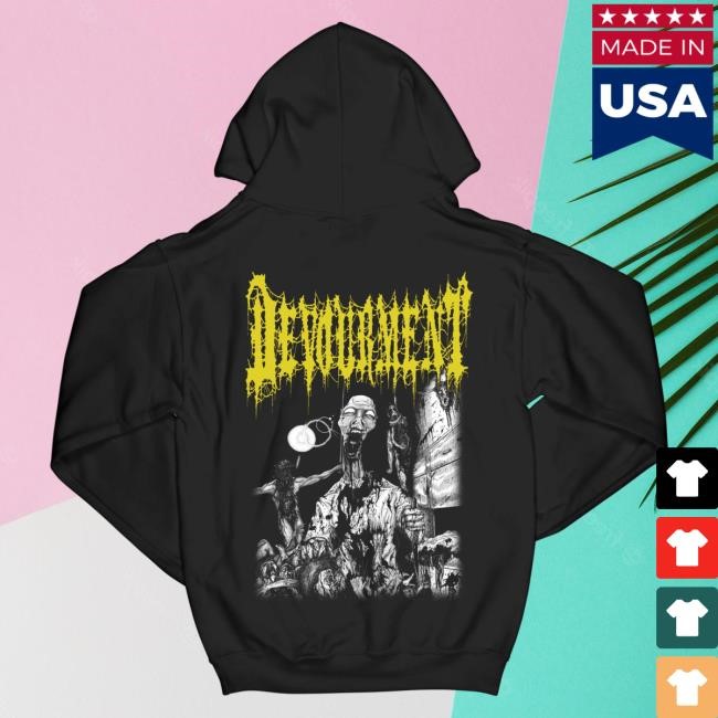 Official Reality Fade Merch Store Devourment 'In The Morgue' Popover Hoodie RealityFade